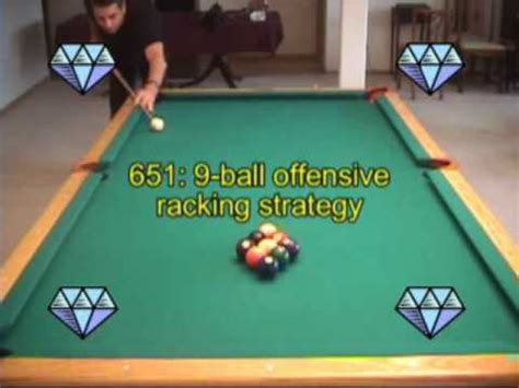 9-ball pool pattern racking strategy, from VEPS V (NV B.89) - YouTube