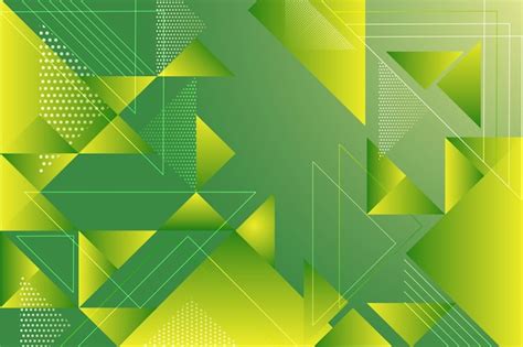 Free Vector | Abstract green geometric background