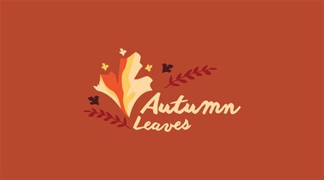 Autumn Logo Design Concept Vector Isolated in Black Background 5179410 Vector Art at Vecteezy