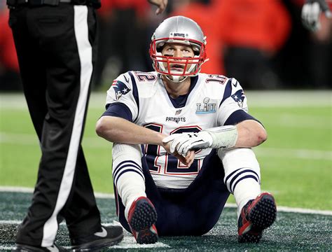 Tom Brady sits dejected during Super Bowl LII | Sandra Rose