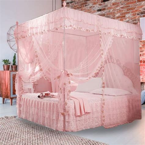 4 Luxury DIYs Budget Friendly Gold Canopy Bedroom in 2020 | Princess canopy bed, Girl bedroom ...