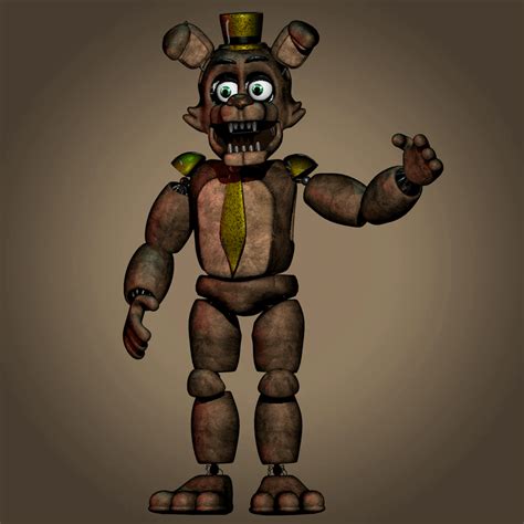 Modelled my own FNAF Character! (Any ideas for items like mic or guitar ...