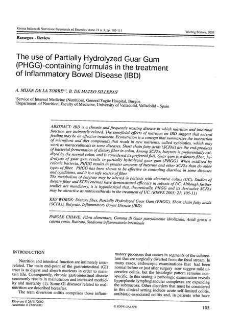 (PDF) The use of Partially Hydrolyzed Guar Gum (PHGG)-containing ...