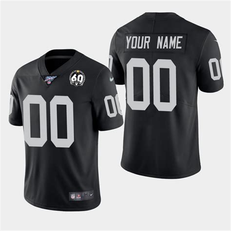 Men's Raiders ACTIVE PLAYER Black 60th Anniversary Vapor Limited ...