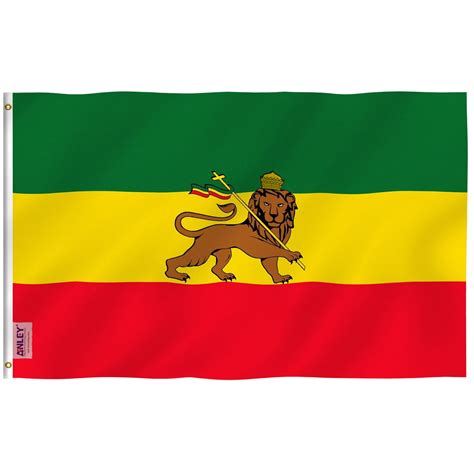 Ethiopian Lion of Judah Flag Decorative Banners & Flags at Lowes.com