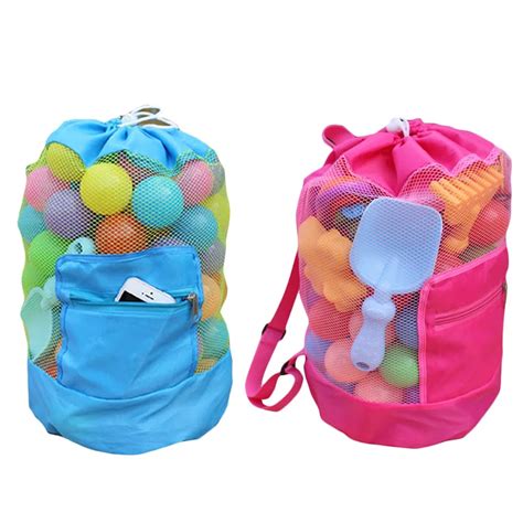 1PC Child Treasured Object Collection Bags Toy Bag Sandy Beach Pouch Toy Storage Bag Beach ...