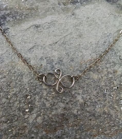 Celtic Friendship Knot Pendant Necklace Sterling Silver, Small Celtic Knot Irish Charm ...