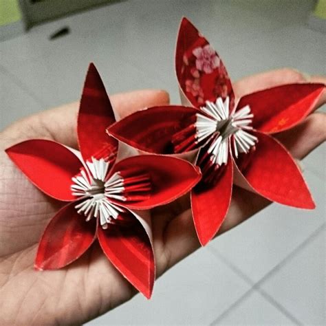 Flowers for CNY | Paper lanterns, Diy and crafts, Crafts