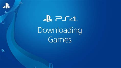 Downloading Games | PS4 - YouTube