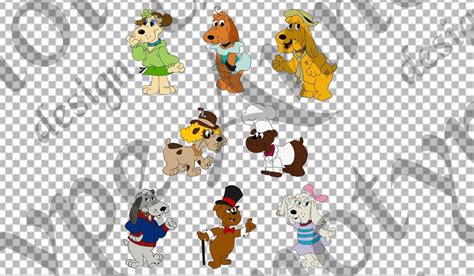 Pound Puppies 80s Cartoon Vector SVG Image X8 Pack - Etsy