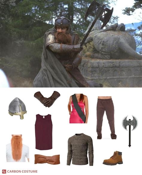 Make Your Own Gimli Costume | Dwarf costume, Funny couple halloween ...