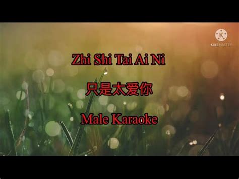 Zhi Shi Tai Ai Ni Male Karaoke 只是太爱你 - YouTube