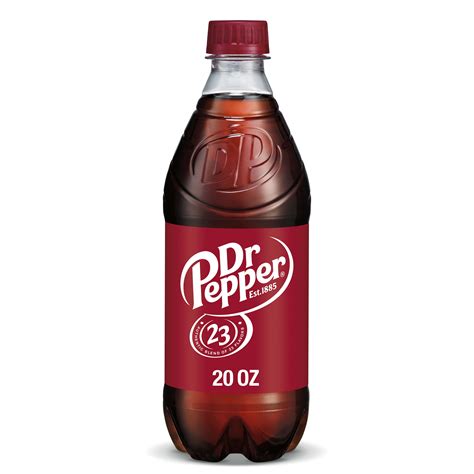 Dr Pepper Soda, 20 fl oz bottle - DroneUp Delivery