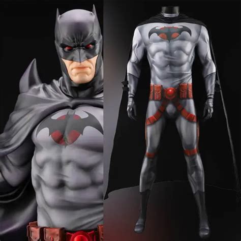 Flashpoint Batman Thomas Wayne Cosplay Costume Adults Kids Hallowcos