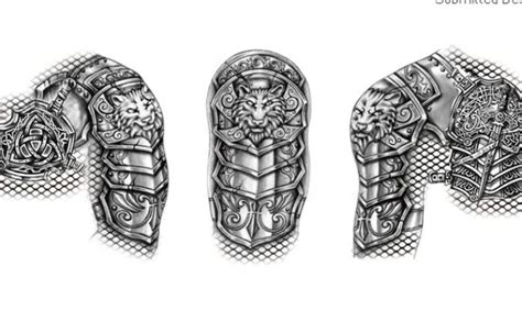 Armor Tattoo Designs Shoulder