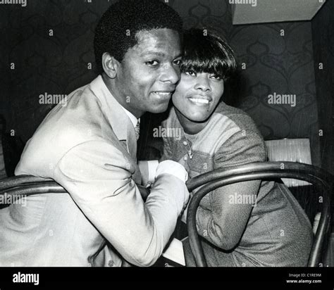 DIONNE WARWICK with actor husband William Elliott, shortly after their ...