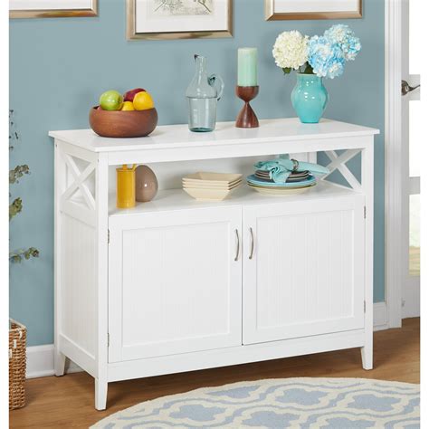 Shop Simple Living Southport White Beadboard Buffet - Free Shipping ...