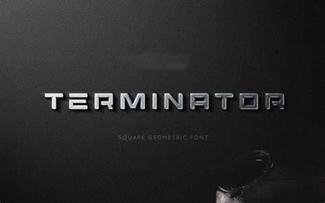 Terminator Font Free Download