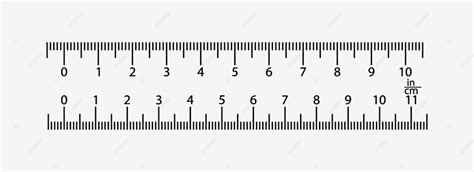 Ruler Inches Vector Art PNG, Real Ruler Is 11 Inches And 10 Inches, Layout, Engineer, Inch PNG ...