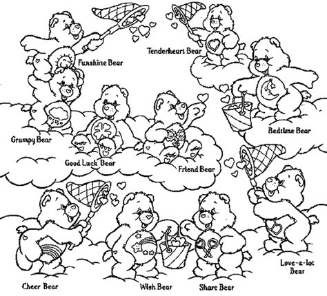 Care Bears coloring page for kids - Care bears Coloring Pages for Kids