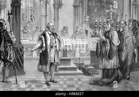 Galileo Galilei on Trial, 1633 Stock Photo, Royalty Free Image ...