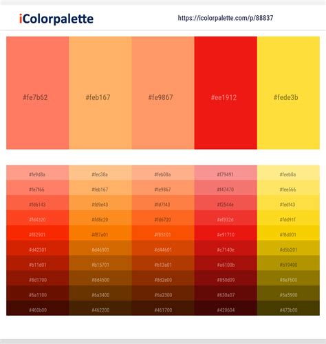 1 Latest Color Schemes with Atomic Tangerine And Crimson Color tone ...