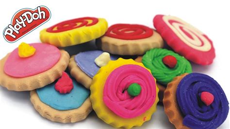 Delightful Cream Play Doh Cookies, Dessert Playdough Cookies Creations | Desserts, Play doh ...