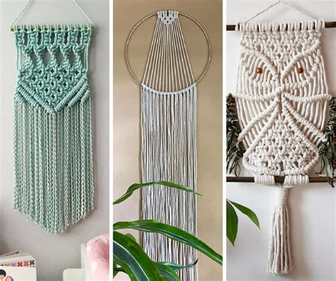 10 Gorgeous Macrame Patterns for Boho Wall Hangings