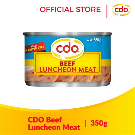 CDO Luncheon Meat Beef 350g | Shopee Philippines