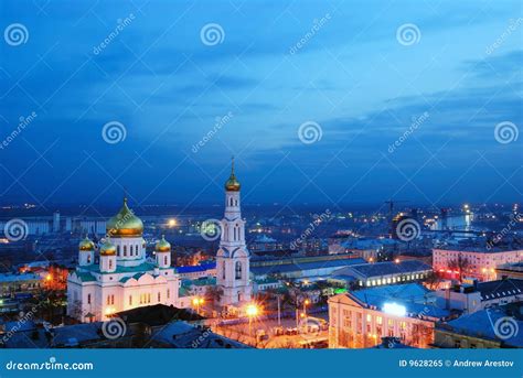 Cathedral. Rostov-on-Don. stock image. Image of view, historical - 9628265