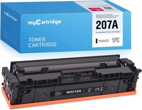 MyCartridge Compatible HP 207A W2210A Black Toner [Without Chip] for HP ...