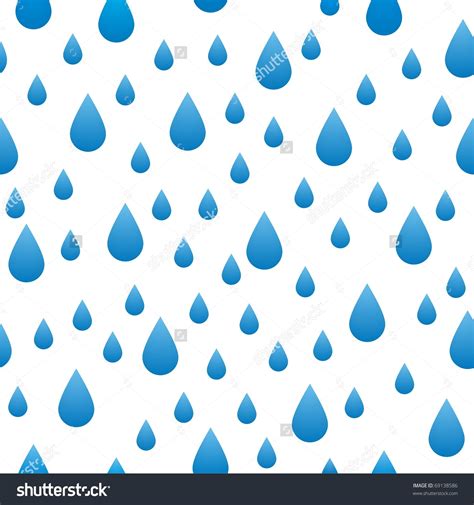 Vector Clipart - Rain Drops. Vector Illustration Gg72332097 - Gograph 116