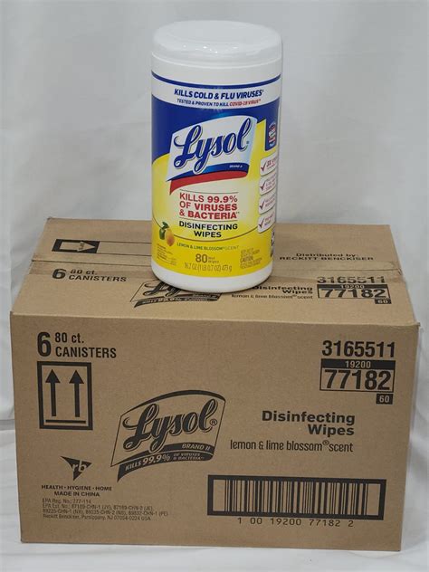 LYSOL WIPES 80 SHEETS, 1 can – Lurey Cleaning Supplies LLC