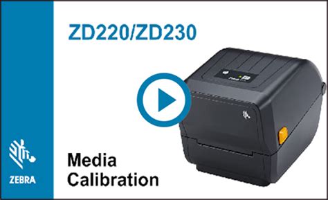 Video: Media Smart Calibration on ZD220 or ZD230 Printers