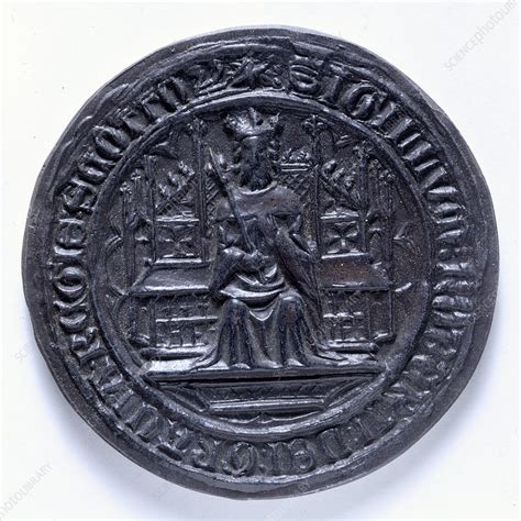 Seal of Robert III of Scotland - Stock Image - C018/3094 - Science ...