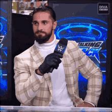 Seth Rollins Bayley GIF - Seth Rollins Bayley Ding Dong Hello Show ...