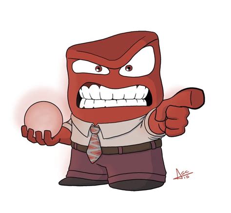 Anger from "Inside Out" on Deviantart | Fan art, Cartoon, Anger