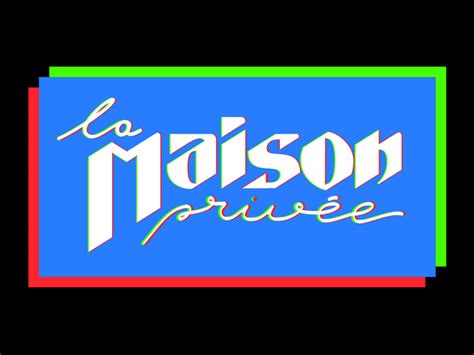Logo La Maison Privée by Annika Sapper on Dribbble