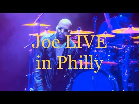 Joe performs “All The Things” & “I Wanna Know” LIVE in Philadelphia - YouTube