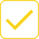 gold_squared_tick_mark - Discord Emoji