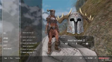 New Ancient Nord Armor for CBBE for TES V: Skyrim