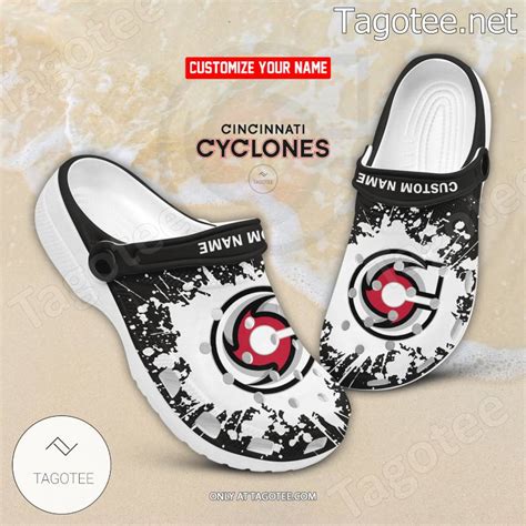 Cincinnati Cyclones Logo Crocs Clogs - BiShop - Tagotee