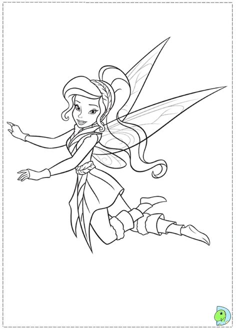 Tinkerbell in The Secret of the Wings coloring pages- DinoKids.org