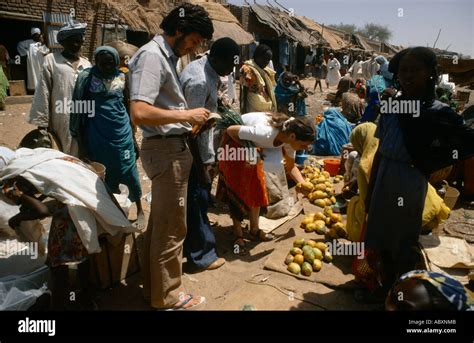 El Geneina Sudan Missionary Buys Provisions Vegetable Market Stock ...