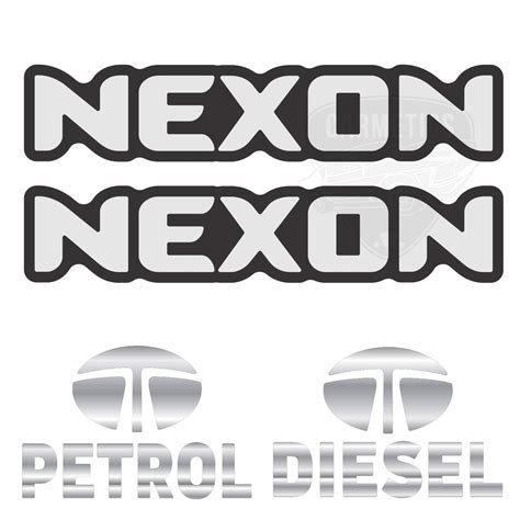 CarMetics NEXON Vinyl Stickers Decals for TATA NEXON Door Mouldings White Reflective : Amazon.in ...