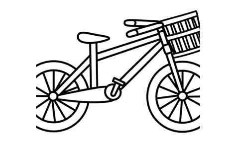 Bike Clipart Outline Clipart Cycle Black And White - Clip Art Library