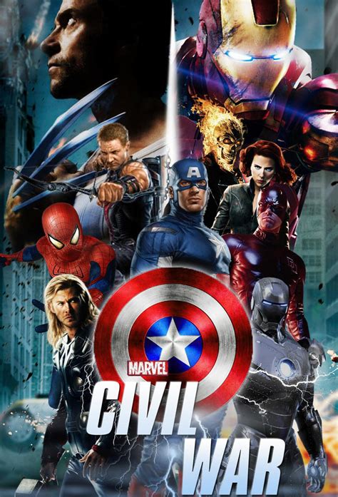 Marvel's Civil War (Fan Poster) by StephenCanlas on DeviantArt