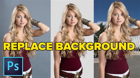 How to Change the background in Photoshop, quick, easy tutorial - PhotoshopCAFE