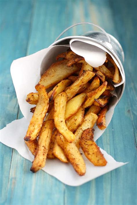 The Best Oven Roasted French Fries. - The Pretty Bee