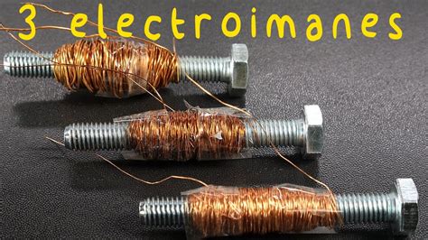 Electroimanes de Diferente Calibre. ¿Cuál es más potente? Proyecto de ...